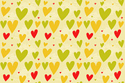 Set of pattrens with hearts, a Pattern Graphic by totokumi (Thumbnail 4 of 5)