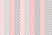 Pink & Grey Owl Vectors & Papers, an Animal Illustration by Amanda Ilkov (Thumbnail 3 of 3)
