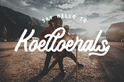 Koeltoerals Fonts, a Script Font by Crump Hand (Thumbnail 1 of 7)
