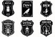 Halloween Witch's Potion Labels PNG, an Illustration by OK Design (Thumbnail 3 of 3)