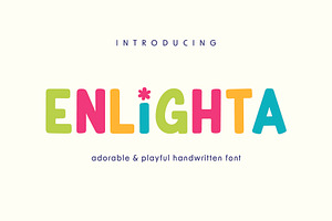 Enlighta Playful Handwritten Font
