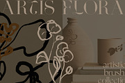 Artistic Abstract Floral Line Art, an Illustration by Laras Wonderland (Thumbnail 4 of 9)