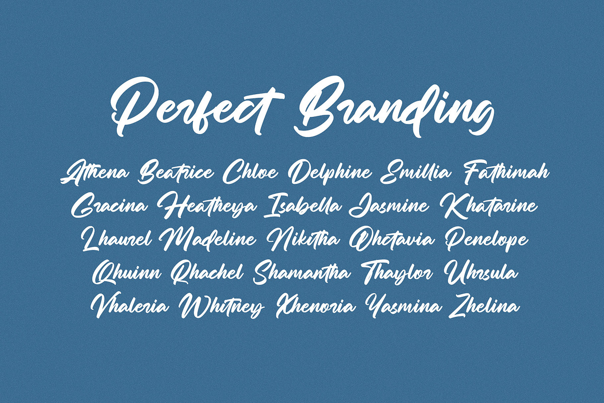 Renattia Branding Script Font, a Script Font by RantautypeStudio (Photo 4 of 17)