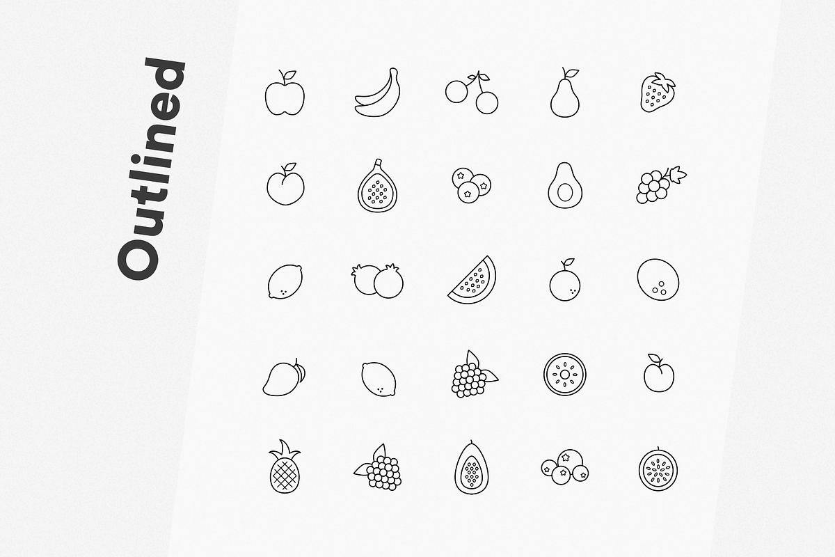 25 Fruit Icons, an Icon by Mel Casey (Photo 2 of 4)