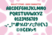 Bullet Stone – Bubble Display Font, a Handwritten Font by Almarkhatype (Thumbnail 9 of 11)