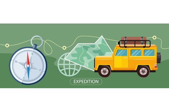 Expedition Concept, an Illustration by robuart | Creative Market