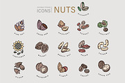 Nuts & seeds icons & logos, an Icon by Merfin (Thumbnail 2 of 9)