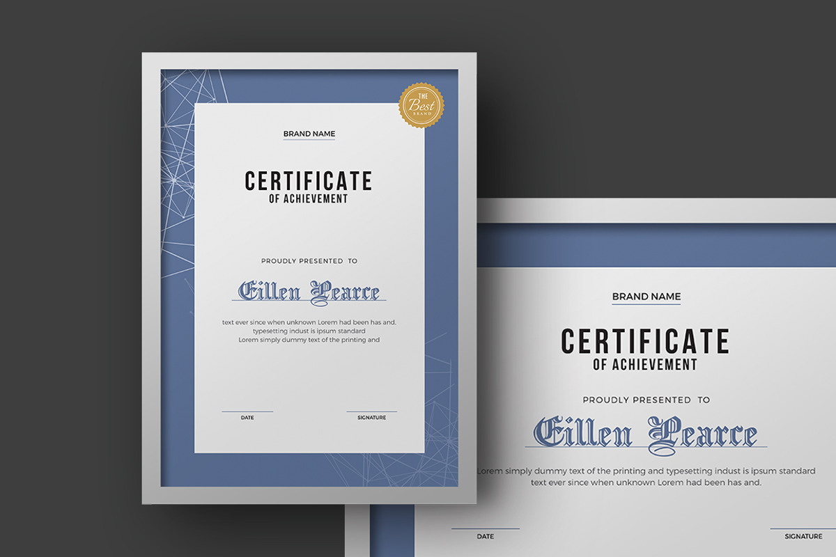 Certificate, a Stationery Template by Creatune (Photo 7 of 7)