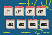 Makmest Retro Vibes Display Variable, a Sans Serif Font by Typetemp Studio (Thumbnail 2 of 12)