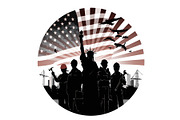 Nation Builder Silhouette Set, an Illustration by yasushie (Thumbnail 6 of 20)