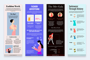 Fashion Vertical Infographics