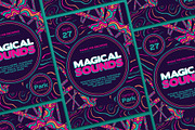 Magical Sounds Psychedelic Flyer, a Flyer Template by ashenterprise (Thumbnail 3 of 3)