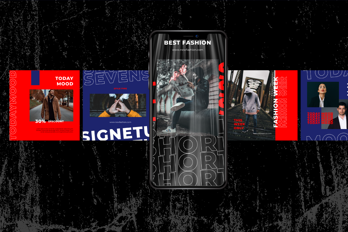 Dark Story Instagram Template, a Social Media Template by Inkofert (Photo 9 of 10)
