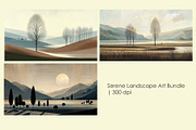 Serene Landscape Art Bundle, a Seasonal Illustration by StockVerse Creative (Thumbnail 1 of 4)