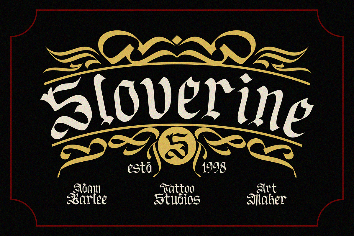 Kingslayer, a Blackletter Font by shineink.designlab (Photo 3 of 7)