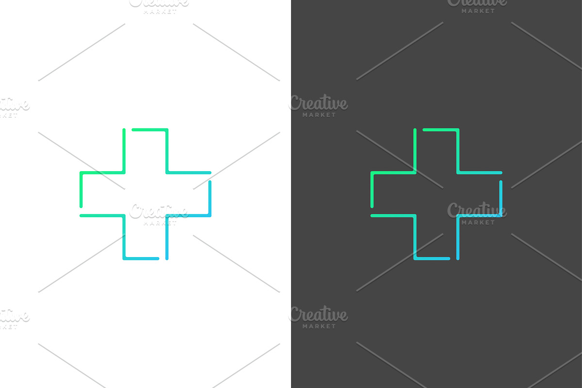 Health Plus Gradient Logo Design, a Branding & Logo Template by Morvana Crew