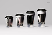 Paper Cups Mockup Set, a Packaging Mockup by Creatsy (Thumbnail 4 of 11)