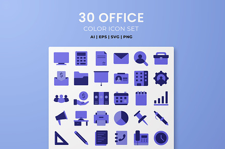 Office icon set