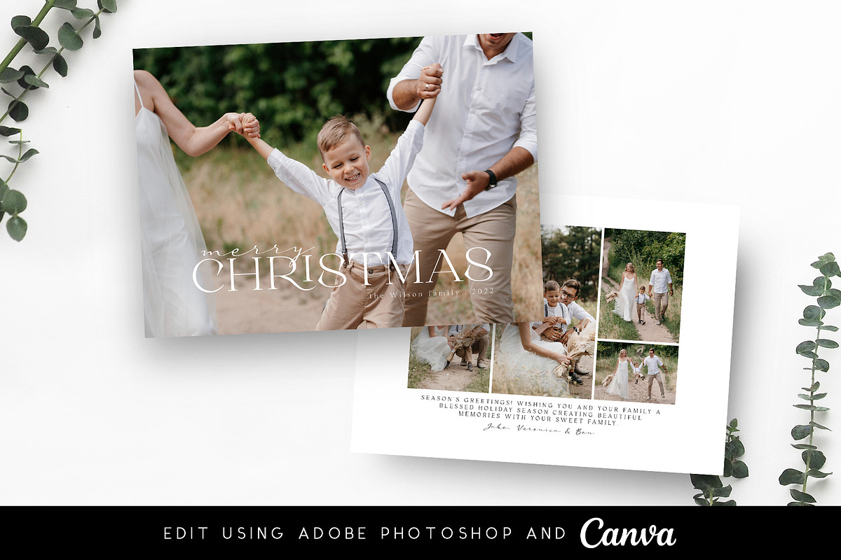 2022 Christmas Card Bundle, a Card Template by Always Templates (Photo 9 of 12)