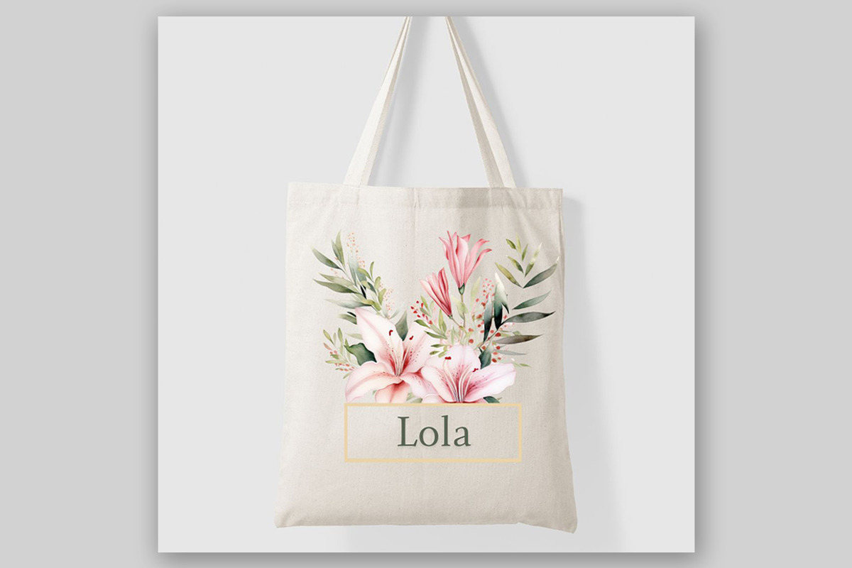 Pink Lily Flowers Clipart Watercolor, a Decorative Illustration by LeCoqDesign (Photo 4 of 5)