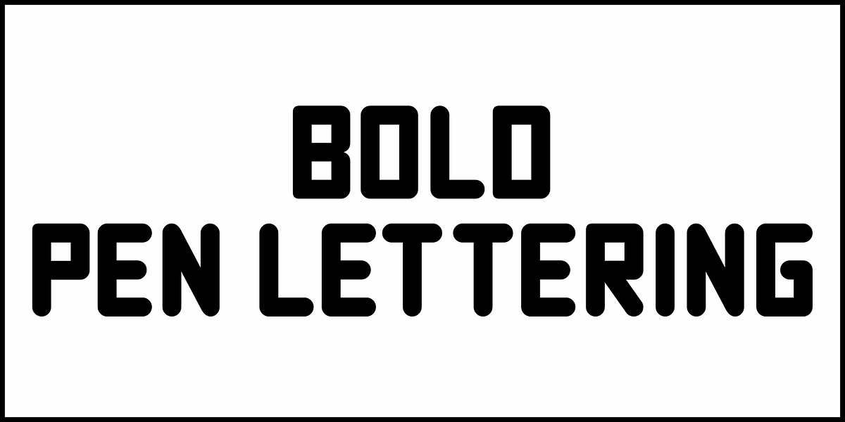 Bold Pen Lettering JNL, a Sans Serif Font by Jeff Levine Fonts (Photo 2 of 5)