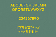 Coral&Reef - Vintage Sans Serif, a Sans Serif Font by Mikhail Kitsune (Thumbnail 7 of 8)