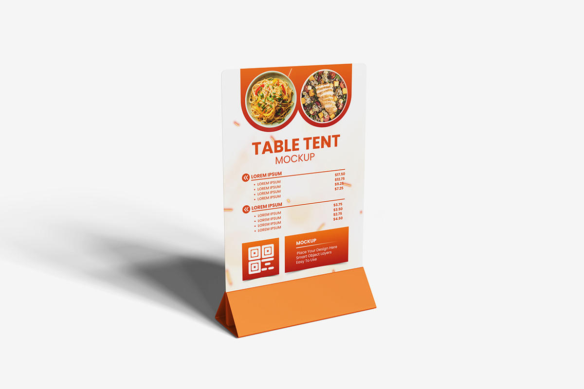 Table Tent Mockup, an Advertising Mockup by bimockup (Photo 2 of 6)