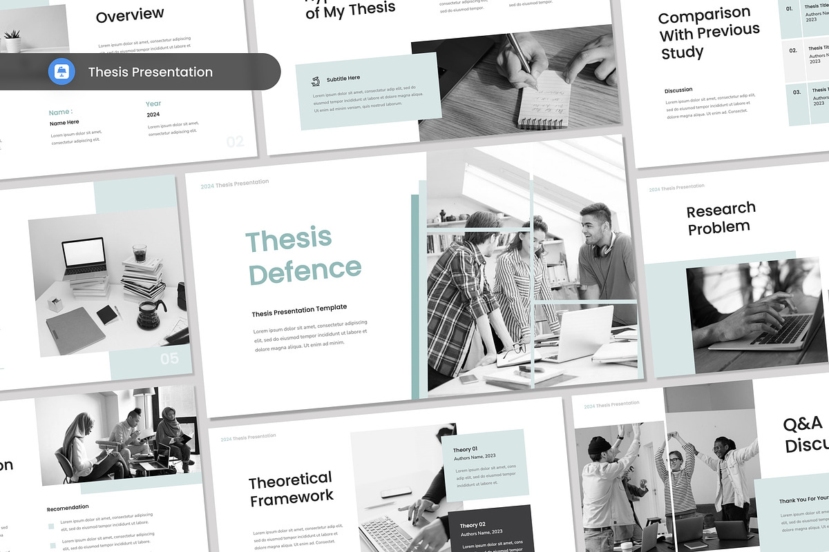 Thesis Presentation Keynote, a Presentation Template by Antstheme (Photo 1 of 2)