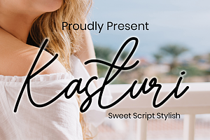 Kasturi Script Monoline Font