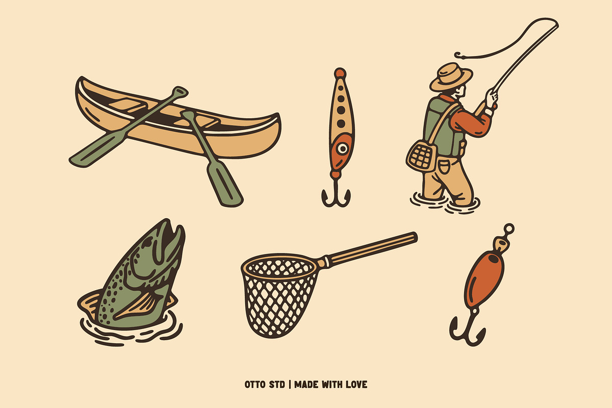 Fishing Illustration, an Illustration by Otto.std (Photo 6 of 7)