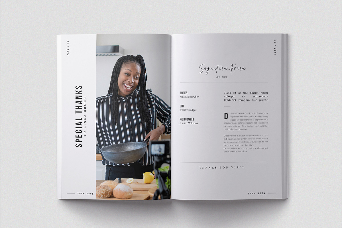 Cookbook Recipe Book Template, a Brochure Template by TemplateFolio-Shop (Photo 14 of 17)