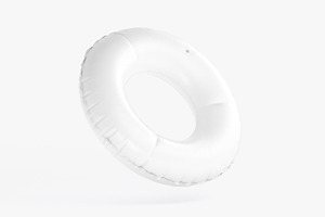 Swim Ring White 3D Model