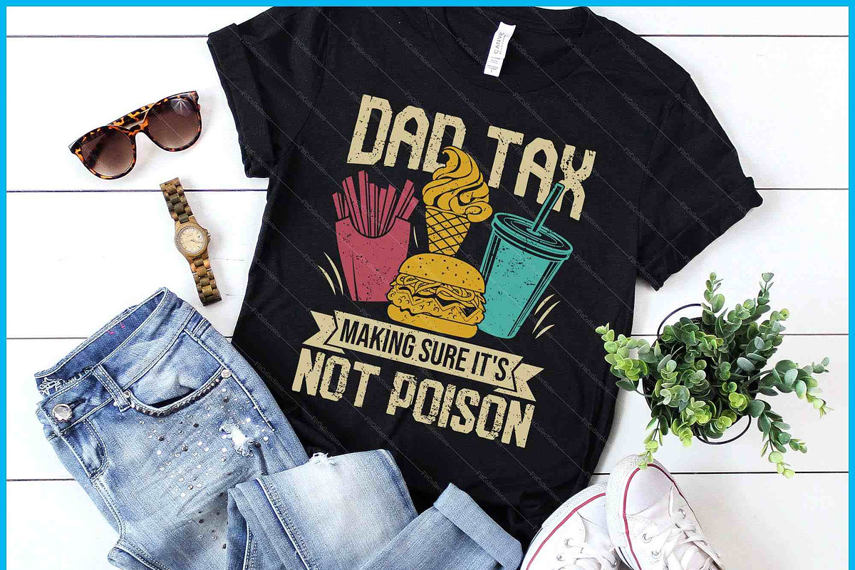Dad Tax Funny Father’s Day SVG PNG, a Graphic by Creativeusart (Photo 1 of 4)