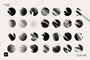 Retro Ink Procreate Brushes, a Brush Add-On by Spasibenko Art (Thumbnail 6 of 8)