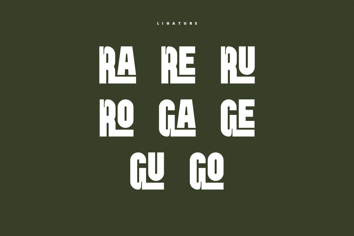 Ravgonew - Condensed Font, a Sans Serif Font by Iqsiart Studio (Photo 4 of 7)