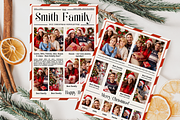 Christmas Newsletter Canva Template, a Stationery Template by SarenkaDesignShop (Thumbnail 5 of 5)