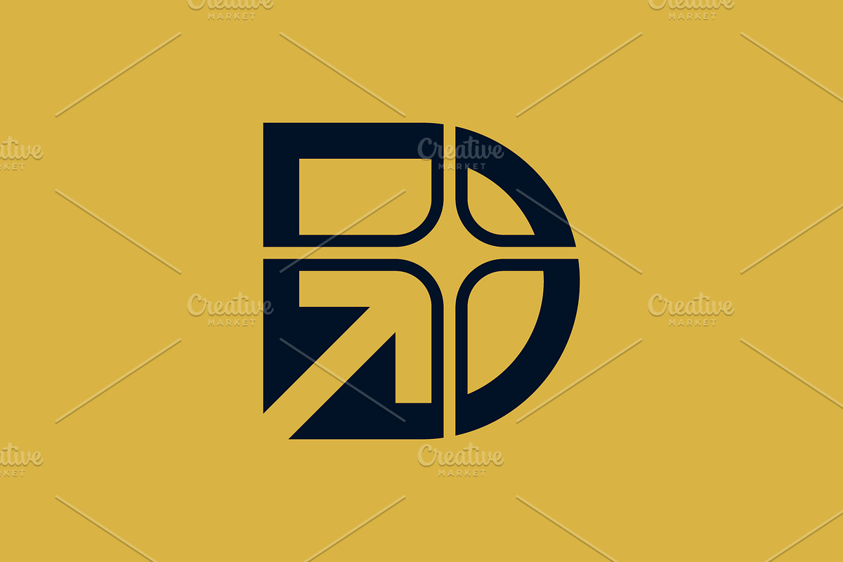 Letter D arrow star logo, a Branding & Logo Template by Rasagama Studio (Photo 1 of 4)