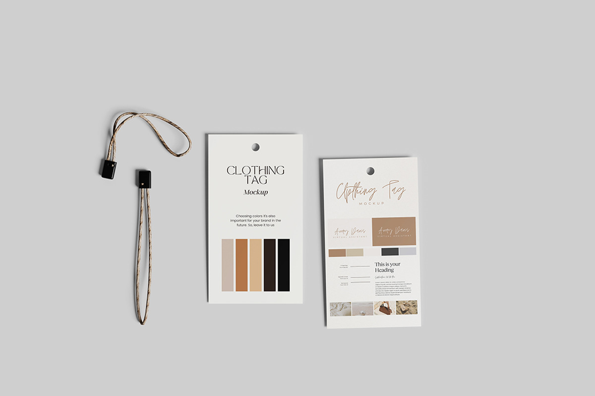 Clothing Tag Mockup, a Product Mockup by MrLetters (Photo 4 of 5)
