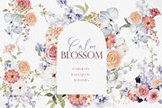 Watercolor Flower - Calm Blossom, a Decorative Illustration by Beigetime (Thumbnail 1 of 16)