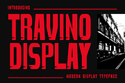 Travino Display - Modern Display, a Sans Serif Font by PutraCetol Studio (Thumbnail 1 of 5)