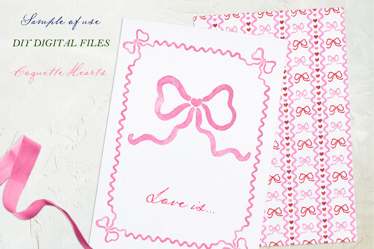 Valentines Day Coquette Bows Heart, a Graphic by LABFcreations (Photo 3 of 4)
