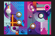 Retro abstract poster design, a Flyer Template by the-sastra (Thumbnail 2 of 5)