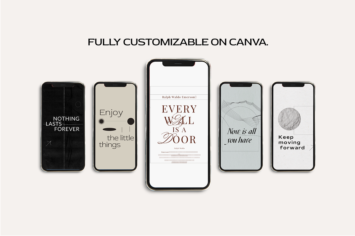 Powerful Instagram Quotes CANVA, a Social Media Template by Kimo Studio (Photo 8 of 9)