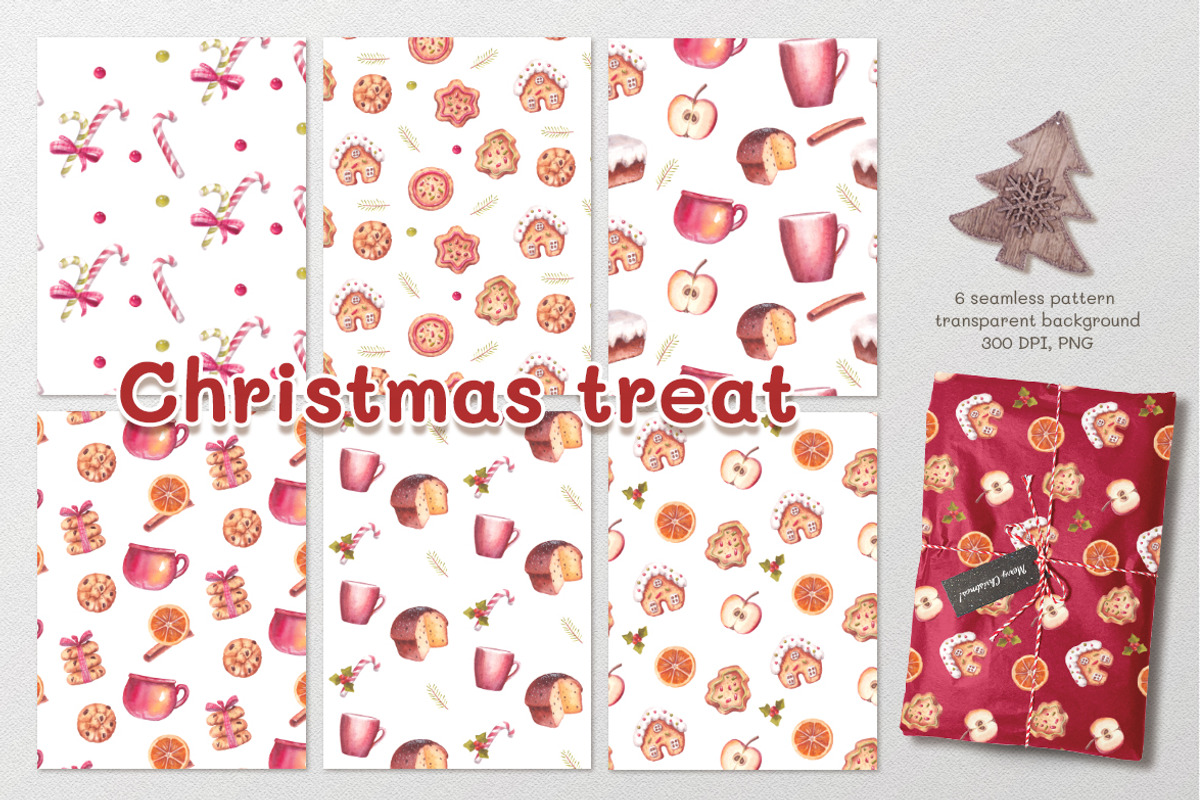 40% OFF. Christmas treat, a Decorative Illustration by oKOLOstyle (Photo 2 of 7)
