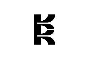 Monogram Letter KR Logo, a Branding & Logo Template by Buqancreative