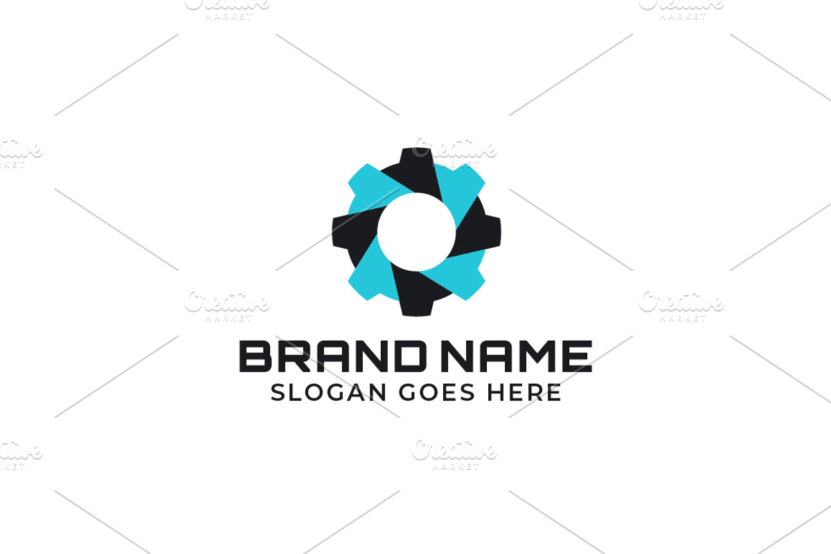Gear Wheel Logo Template, a Branding & Logo Template by pne-design