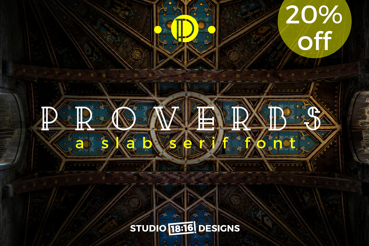 Proverbs Regular | A Slab Serif Font