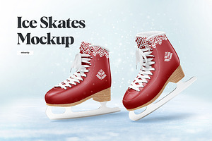Ice Skates Mockup, a Graphic by rebrandy