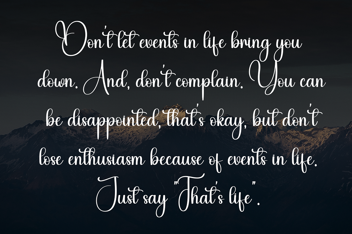 Ligthing | Script Font, a Handwritten Font by Scratchones (Photo 6 of 9)