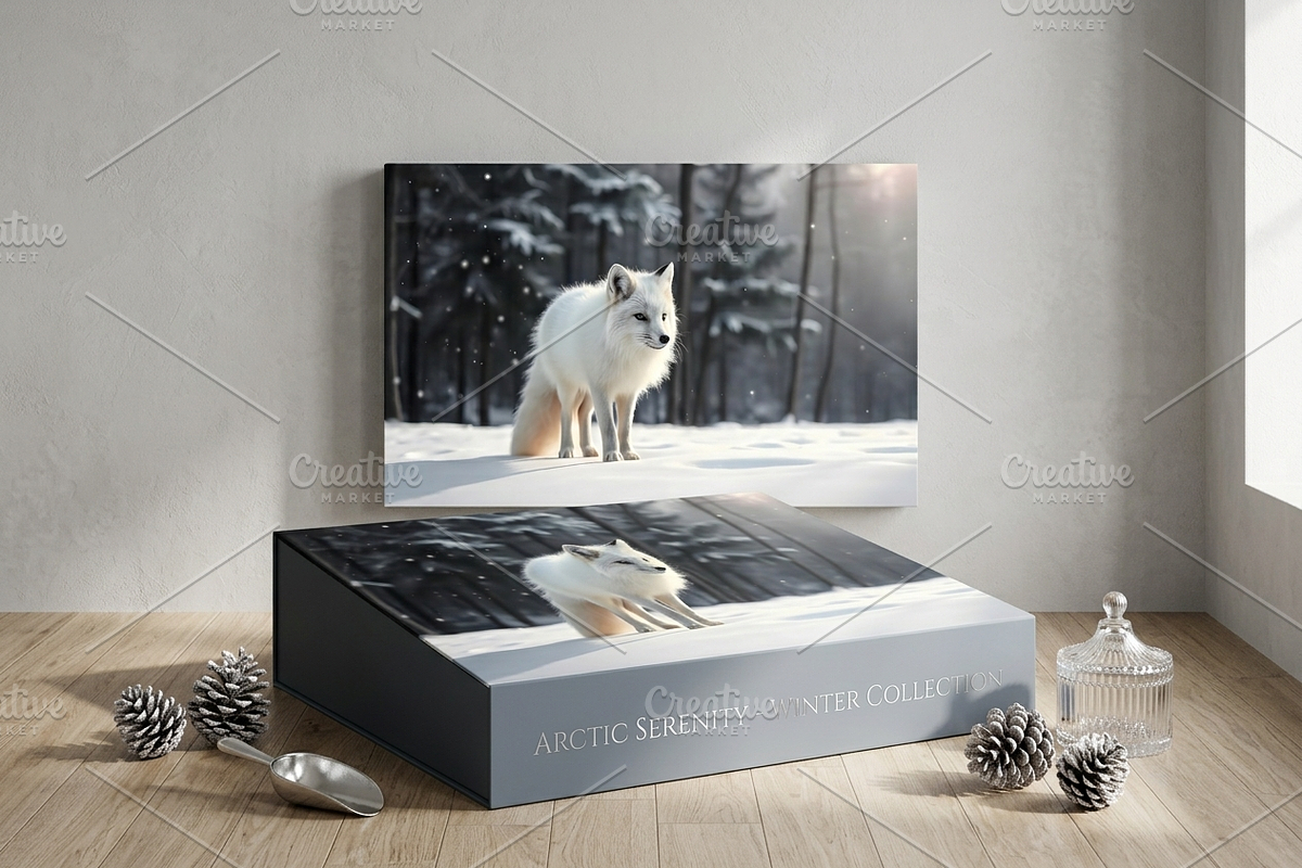 Arctic Fox in Winter Snow Photo, an Animal Photo by Aura Canyon HQ (Photo 5 of 6)